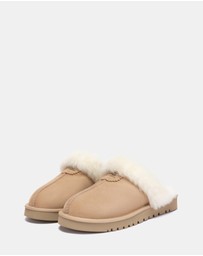 EVERAU - Australian Shepherd Ugg Marden Double Faced Sheepskin Upper House Shoes