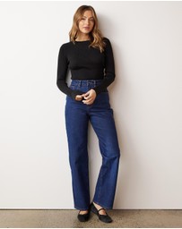 Atmos&Here - Naomi Crew Neck Knit Top