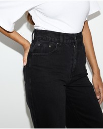 Dazie - London High Waisted Wide Leg Jeans