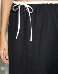 Dazie - Lido Contrast Midi Skirt