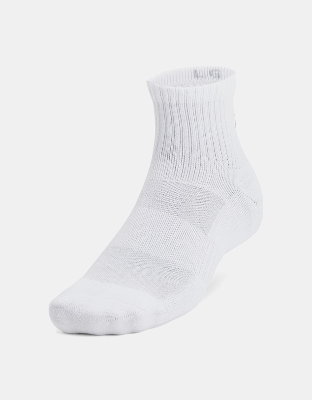 Under Armour - 3-Pack UA Training Cotton Quarter Socks