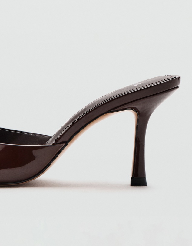 M.N.G - Patent Leather High-Heeled Sandals