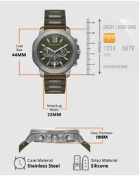Michael Kors - Prescott Green Chronograph Watch