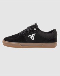 Fallen Footwear - Fallen Footwear Men Patriot Vulcanised Sole Gum Shoes Black/White