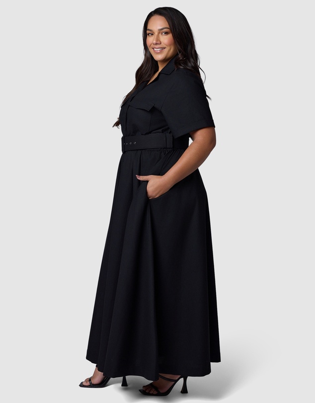 Something 4 Olivia - Gabrielle Linen Maxi Dress