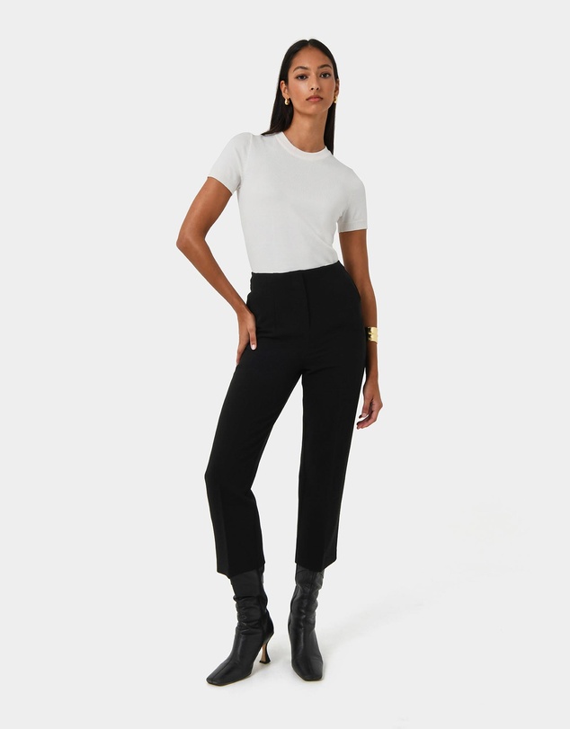 Forcast - Lee Tailored Cropped Pants