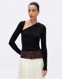 Minima Esenciales - Sienna Draped Bodysuit