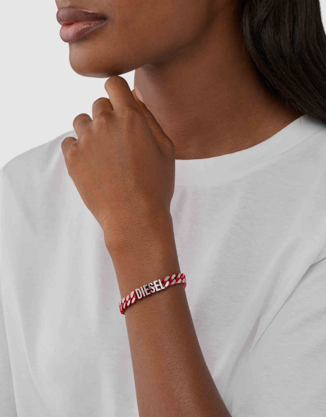 Diesel - Steel Red Bracelet