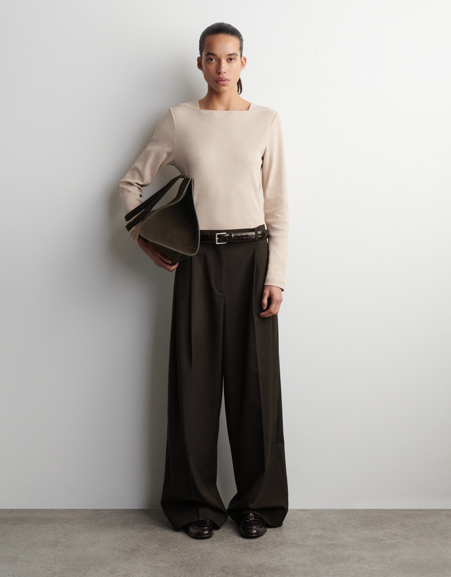 COS - Cotton-Jersey Long-Sleeved Top