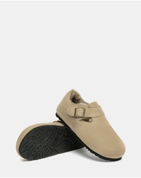 EVERAU - EverAU Ugg Hazora Cow Suede Upper Loafer Oxfords Flats