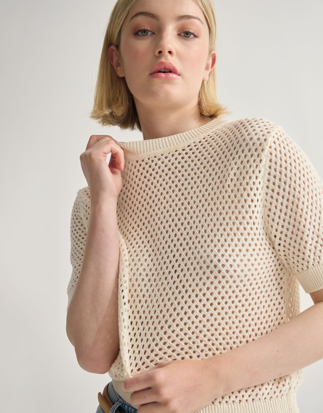 Oxford - Luna Cotton Knit Top