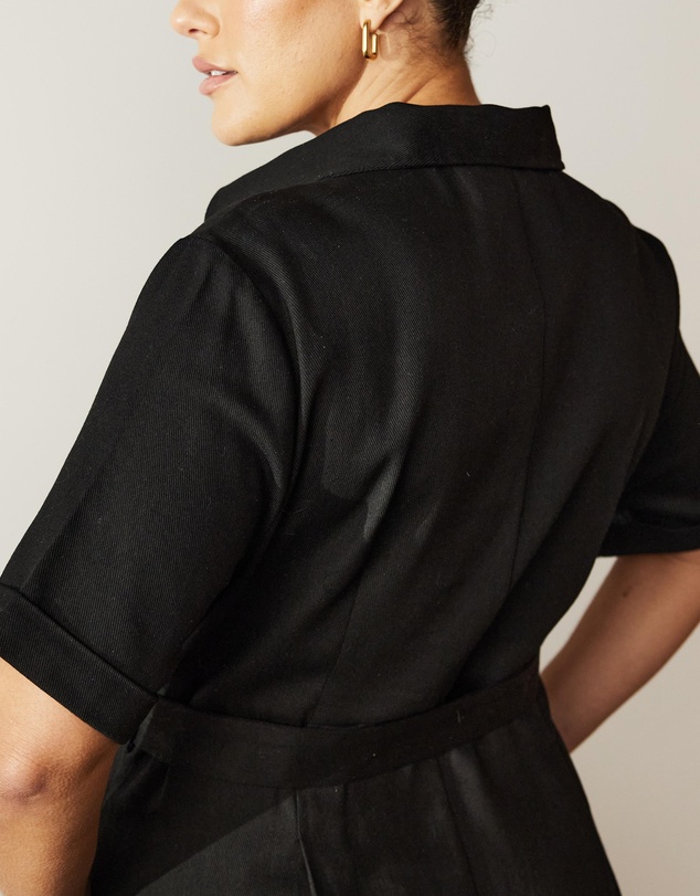 Atmos&Here Curvy - Eden Twill Midi Dress