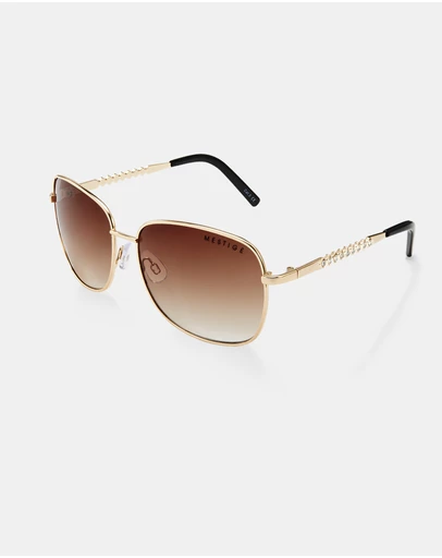 Mestige - Hillcrest Sunglasses embellished with crystals from Swarovski® - Gold