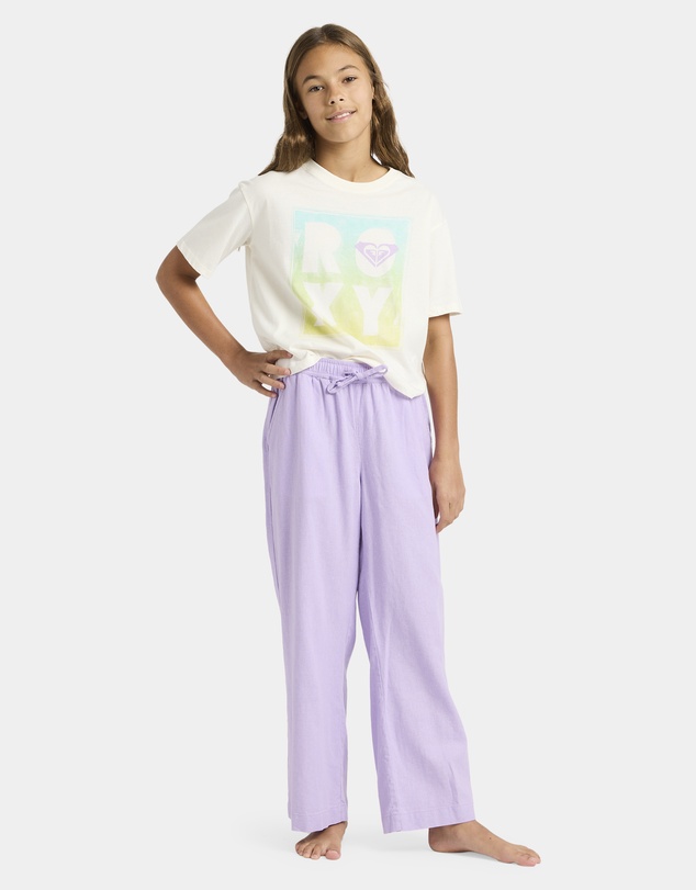 Roxy - Girls 4 to 16 Lekeito Break Linen Pants