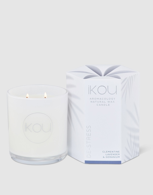 IKOU - Eco-Luxury Candle Glass De-Stress