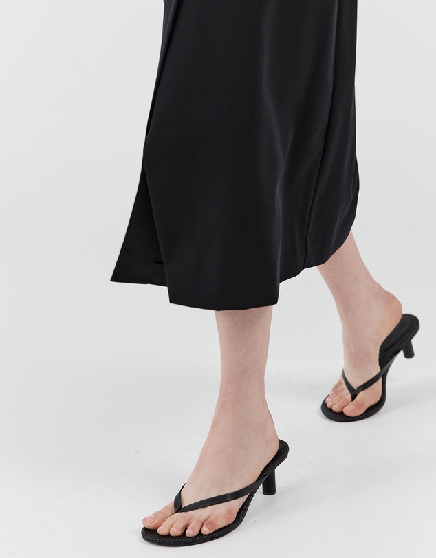 St. Agni - Woven Thong Heels