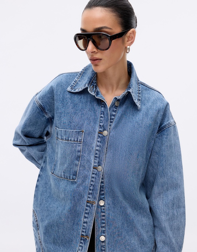 Minima Esenciales - Carmen Denim Shirt