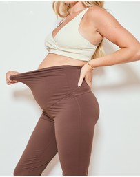 Soon Maternity - Straight Flare Overbelly Leggings