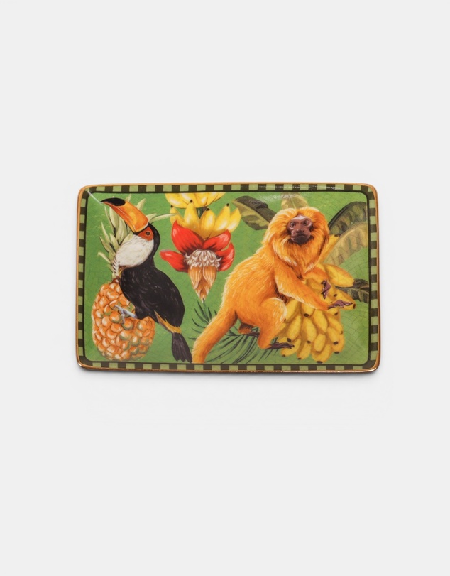 La La Land - Rectangle Trinket Tray Brazilian Summer Monkey