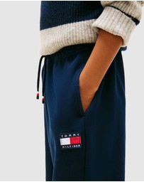 Tommy Hilfiger - Heritage Flag Logo Cuffed Drawstring Joggers - Teens