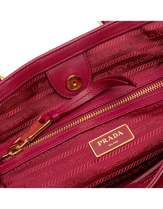 Pre-Loved by Azura Reborn - Pre-Loved prada Elegant Tote Bag with Top Handle and Shoulder Strap