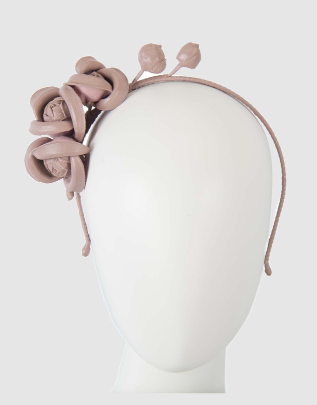 Max Alexander - Leather Flowers Headband