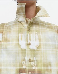 Andersson Bell - Trompe L'oeil Printed Check Shirt