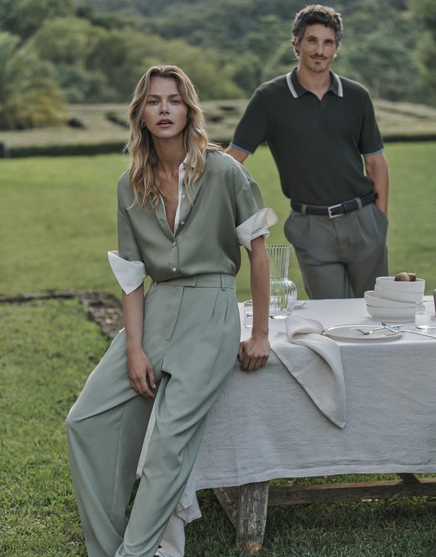 Country Road - Short Sleeve Silk Shirt