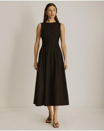 Atmos&Here - Anna Pintuck Maxi Dress