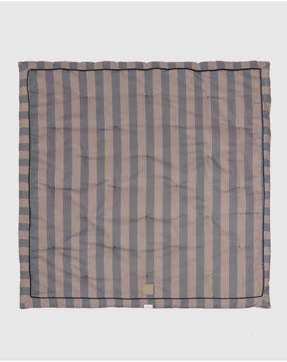 Phile - Striped Play Mat - Eggplant