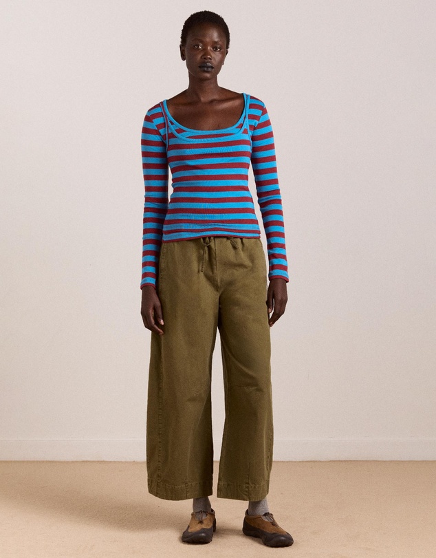 Damson Madder - Felix Twill Trousers