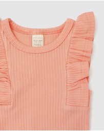 WITH LOVE FOR KIDS - Shimmy Wide Rib Tank Onesie - Babies