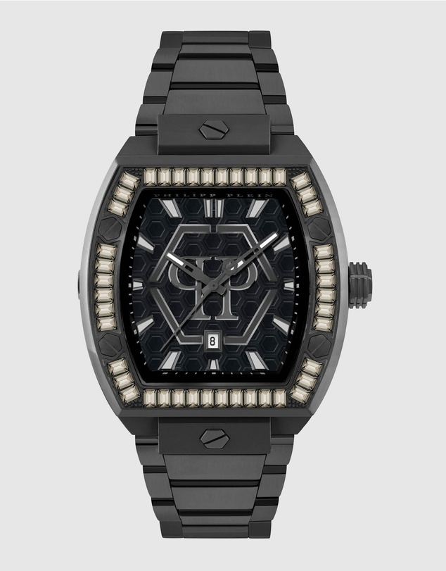 Philipp Plein - HEXAGON PHANTOM 44mm Black IP Analogue