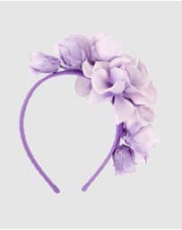 Max Alexander - Large Lilac Flower Headband Fascinator
