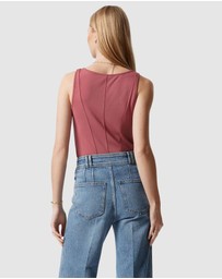 & Other Stories - Toptstitched Tank Top