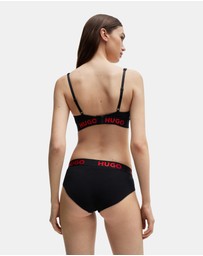 HUGO - Stretch-Cotton Triangle Bra 