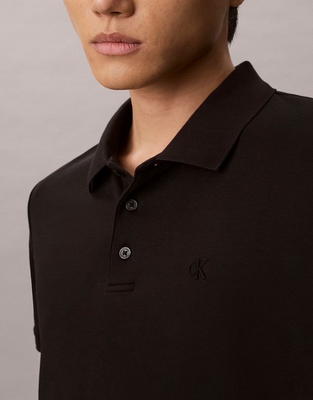 Calvin Klein Jeans - Sleek Interlock Monogram Polo Shirt