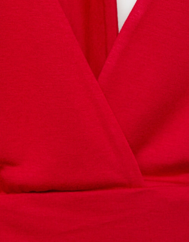 M.N.G - V-Neck Top With Open Back