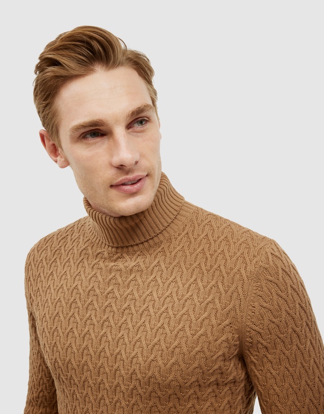 Politix - Textured Roll Neck Knit