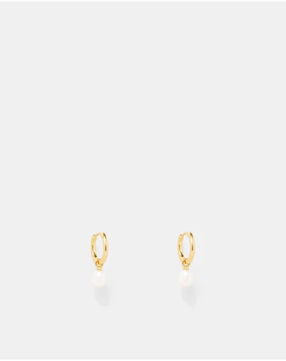 MIMCO - Purete Charm Hoop Earrings