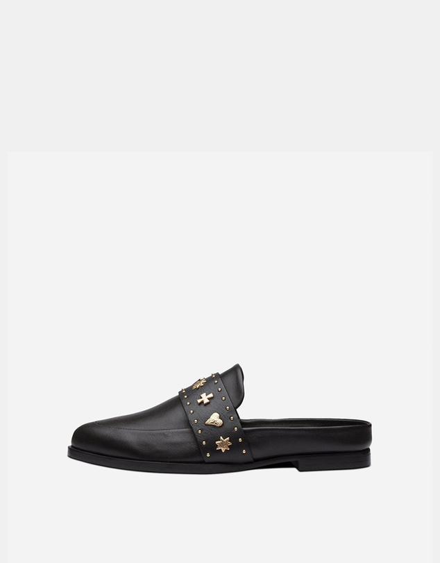 Sol Sana - Tuesday Slide Black/Gold Hearts