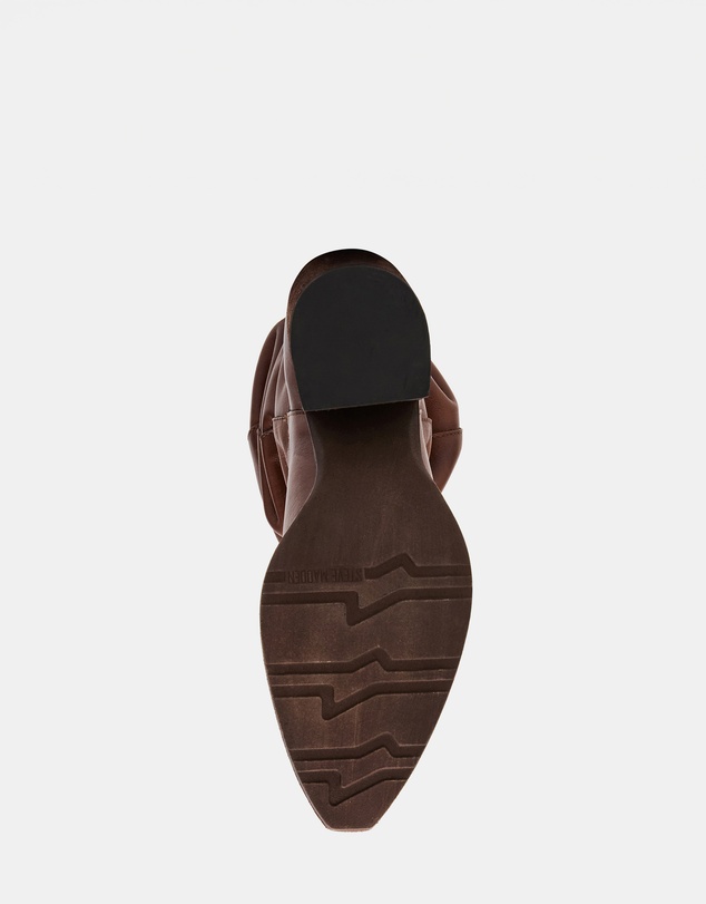 Steve Madden - Stage Cognac Leather Boots