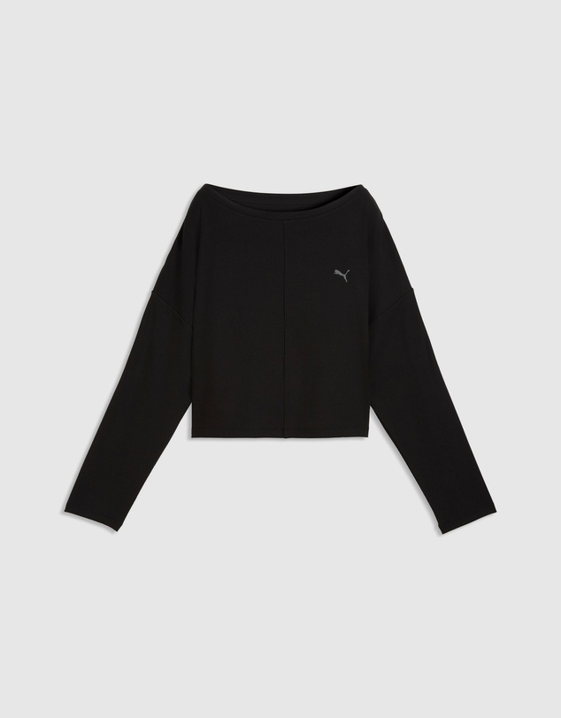 Puma - CLOUDSPUN Rib Slouch Boxy Tee - Women