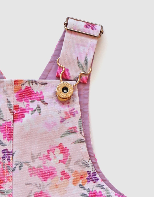 WITH LOVE FOR KIDS - Hazel Denim Pinafore Dress - Babies - Kids