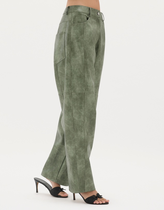 Muma World - Sage Leather Mars Pant