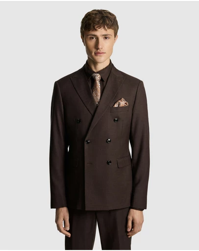 yd. - Luiji Double Breasted Suit Jacket
