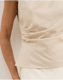 Atmos&Here - Veya Sleeveless Draped Top