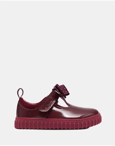 Clarks - Cove Bow (T) Burgundy