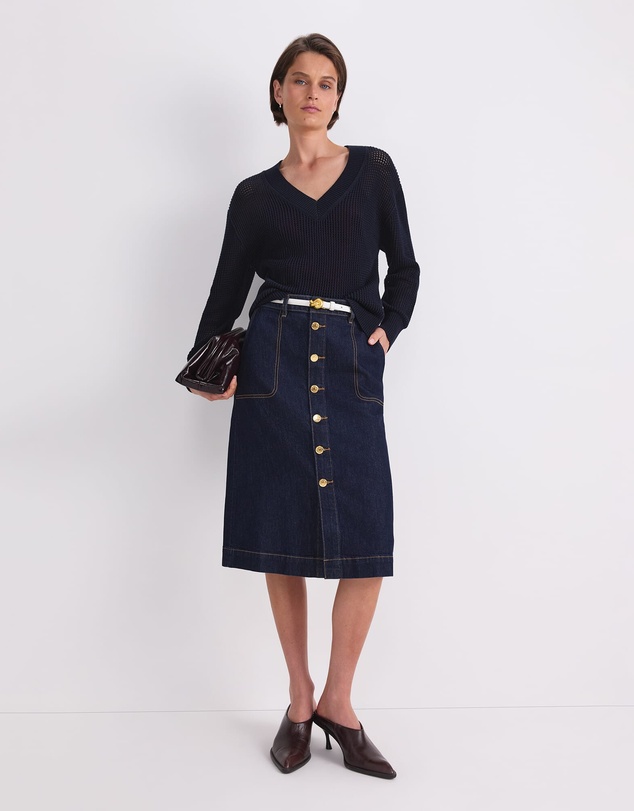 Sportscraft - Peyton Denim Midi Skirt