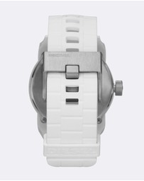 Diesel - Double Down S44 White Analogue Watch